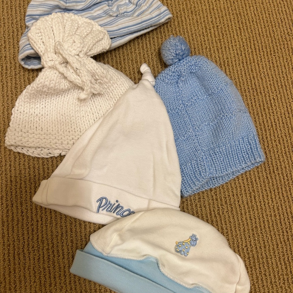 Baby Boy Blue Beanie Bundle! 🩵